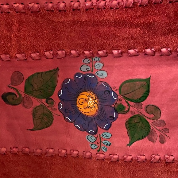 Leather Museum quality 1970s Char de Vazquez skirt suit - Picture 4 of 15